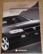 VAUXHALL OMEGA ELITE SALOON & ESTATE RANGE 1996 ED 1 OCT 1995 BROCHURE ENGLISH