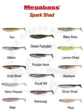 Megabass 4" Spark Shad Paddle