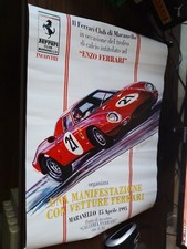 FERRARI CLUB  Maranello   POSTER  1995s  FERRARI MEETING   , MARANELLO 1995