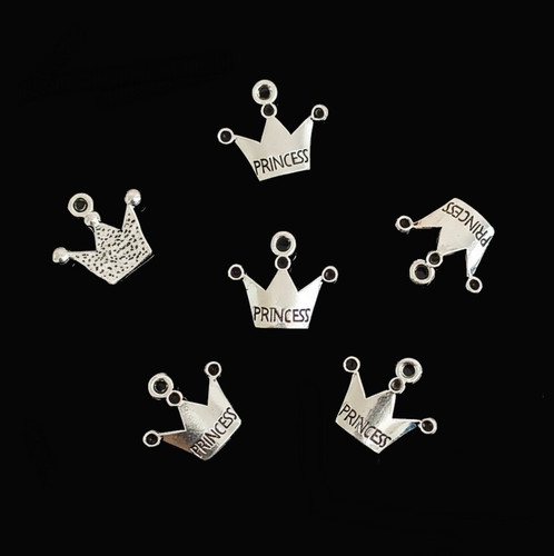 18mm princess crown charms - crown,