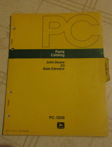 John deere bale elevator - 33,