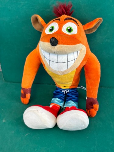 Crash bandicoot soft toy - crash, 12"