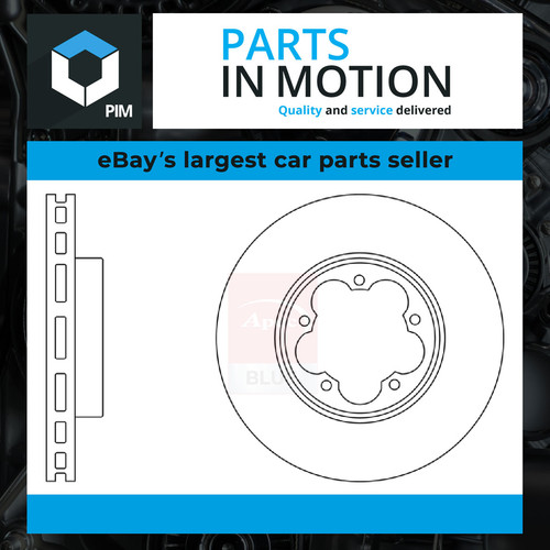 Brake discs pair vented - 2x,