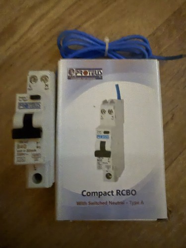Proteus 40amp double pole - 40amp, rcbo