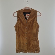 True Vintage Brown Real  Suede