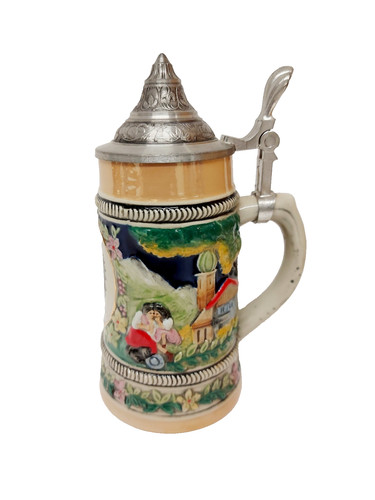 Vintage small beer stein - small,