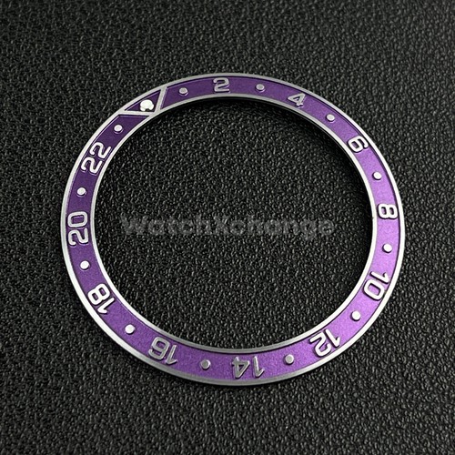 Purple silver 38mm sloping - 38mm,