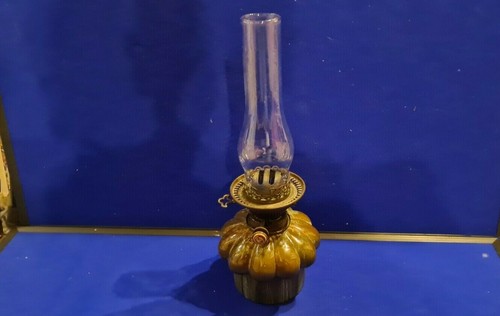 Linthorpe pottery oil lamp - linthorpe,