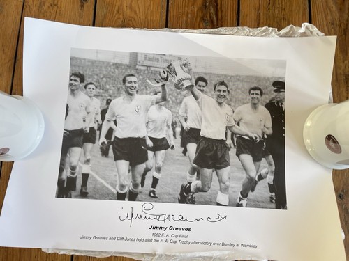 Jimmy greaves signed 1962 - signed,
