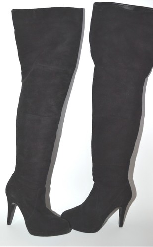 River island black - river, suede