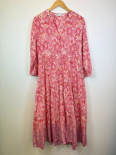 Zara lightweight pink floral - zara,