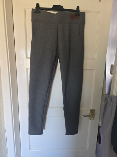 Fleece lined trousers grey - fleece,