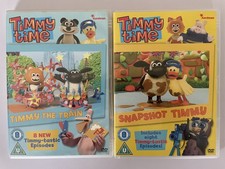 2 x Timmy Time DVD's Timmy The Train & Snapshot Timmy Bundle Kids Aardman