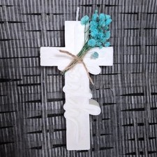 Cross Pillar Candle Cross