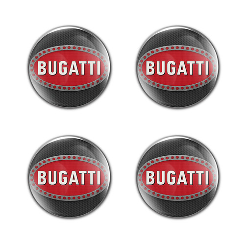 Bugatti logo stickers - logo, set