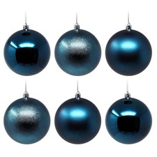 Blue turquoise large christmas - blue,