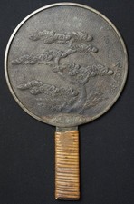 Antique Japan bronze mirror
