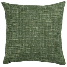Rustic Basketweave Extra-Large Cushion Cover. Textured Moss Green. 23x23"