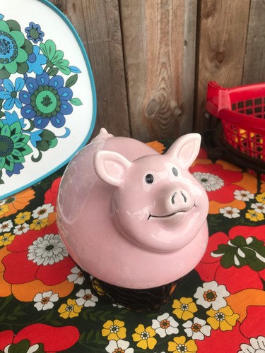 Pig egg storage basket ceramic - storage,