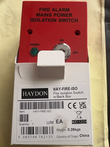 Fire alarm system isolator - alarm,