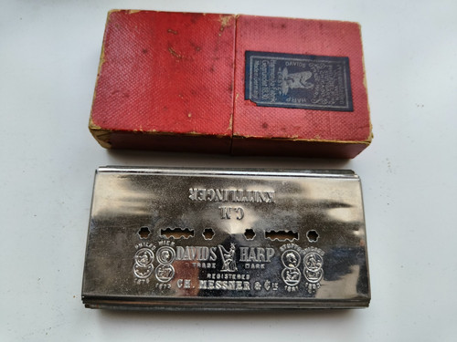 Vintage harmonica weiss - vintage,