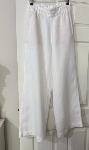 Ladies white linen s - white,