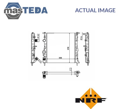 58023 engine cooling radiator - cooling,