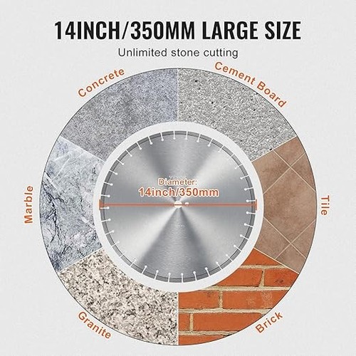 Vevor diamond blade - diamond, 14inch