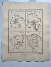 Suffolk towns antique maps