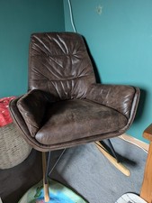 Faux leather tan - tan, chair
