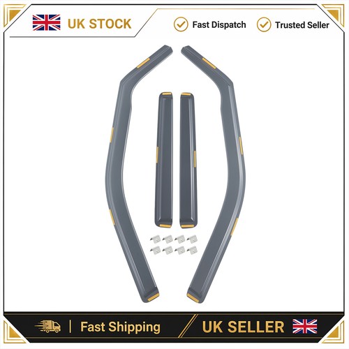 4pcs wind deflectors - 4pcs, for