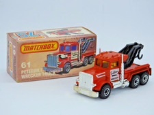 MATCHBOX SUPERFAST No.61 PETERBILT EDDIES WRECKER TRUCK MINT IN VNM L BOX 1982