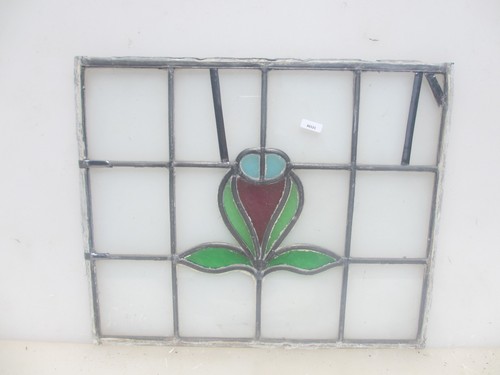 Antique stained glass - glass, window