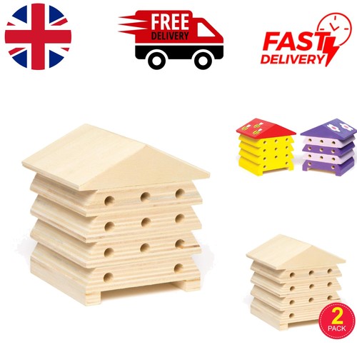 Wooden bee houses for kids - wooden,