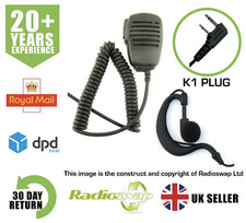 SPEAKER MIC & G-SHAPE EARPIECE