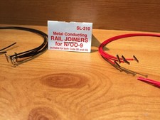 10 pre wired N gauge SL-310 fishplates DCC/DC rail joiners