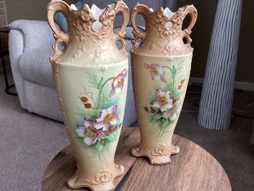 Pair vintage mantle - pair, of