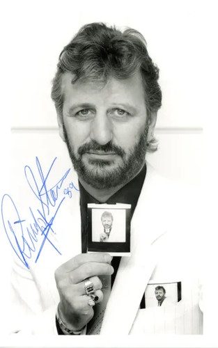 Ringo starr signed promotional - starr,