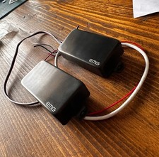 EMG 81/60 TW-R Pickups (Brushed Black Chrome) + 2x pots, wiring and battery