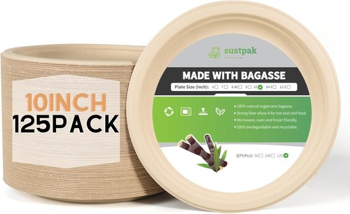 Strong bagasse plates - strong,