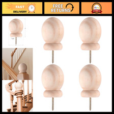 4 Pack 2.5" Round Wooden