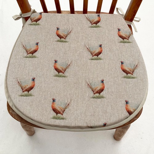 Country pheasant print tie - tie, on