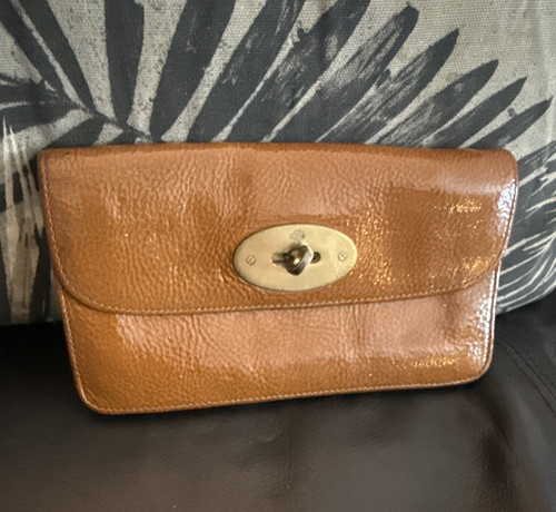 Mulberry tan patient leather