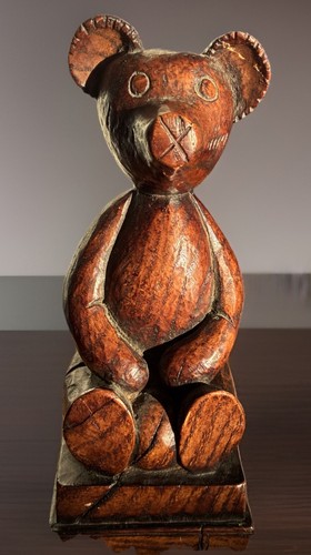 Hand carved wooden - hand,