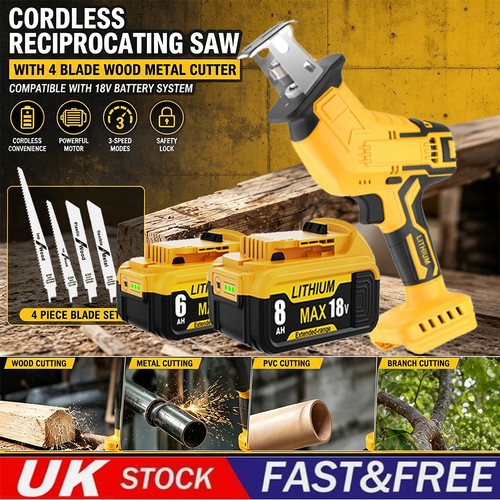 Cordless reciprocating saw - reciprocating, w/