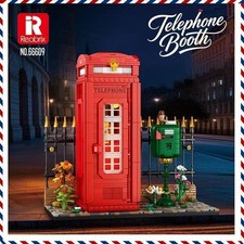Red english telephone box - box, 1707