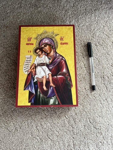 Hand painted orthodox mother - hand-painted,