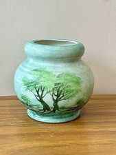 Art Deco Hand Painted And Signed Vase By Edward Radford , Burslem Pottery. GC