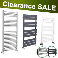 Designer Bathroom Straight Curved Flat Panel Heated Towel Rail Radiator Ladder