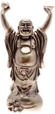 Large Chinese 'Lucky Buddha' Bronzed Happy Buddha Standing Ornament Figurine